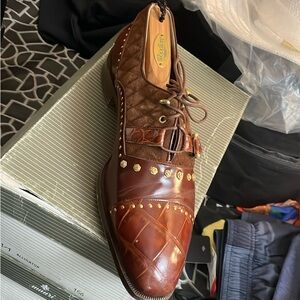 Men's Brown Leather Dress Shoes